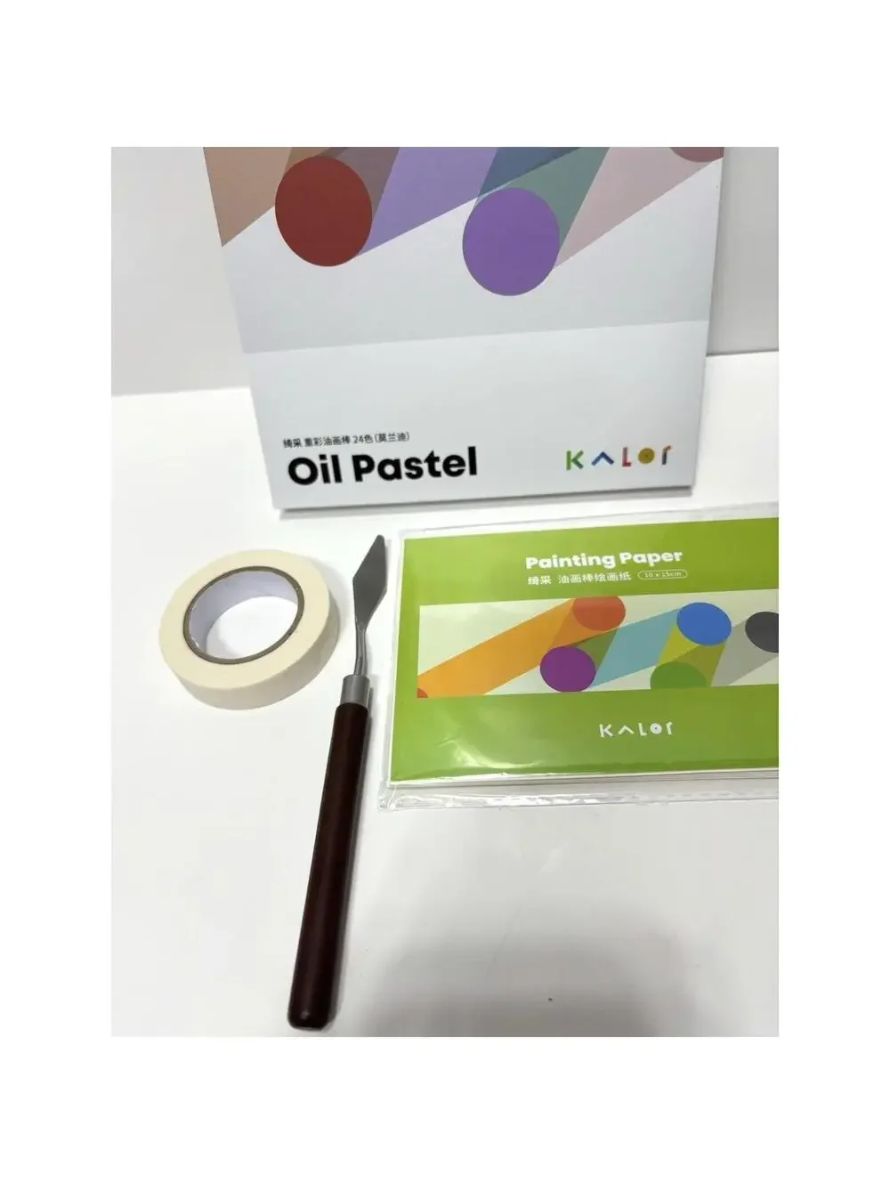 Oil Pastels Set – 24 Colors + Blending Tool, Includes Painting Paper Crafts NEW